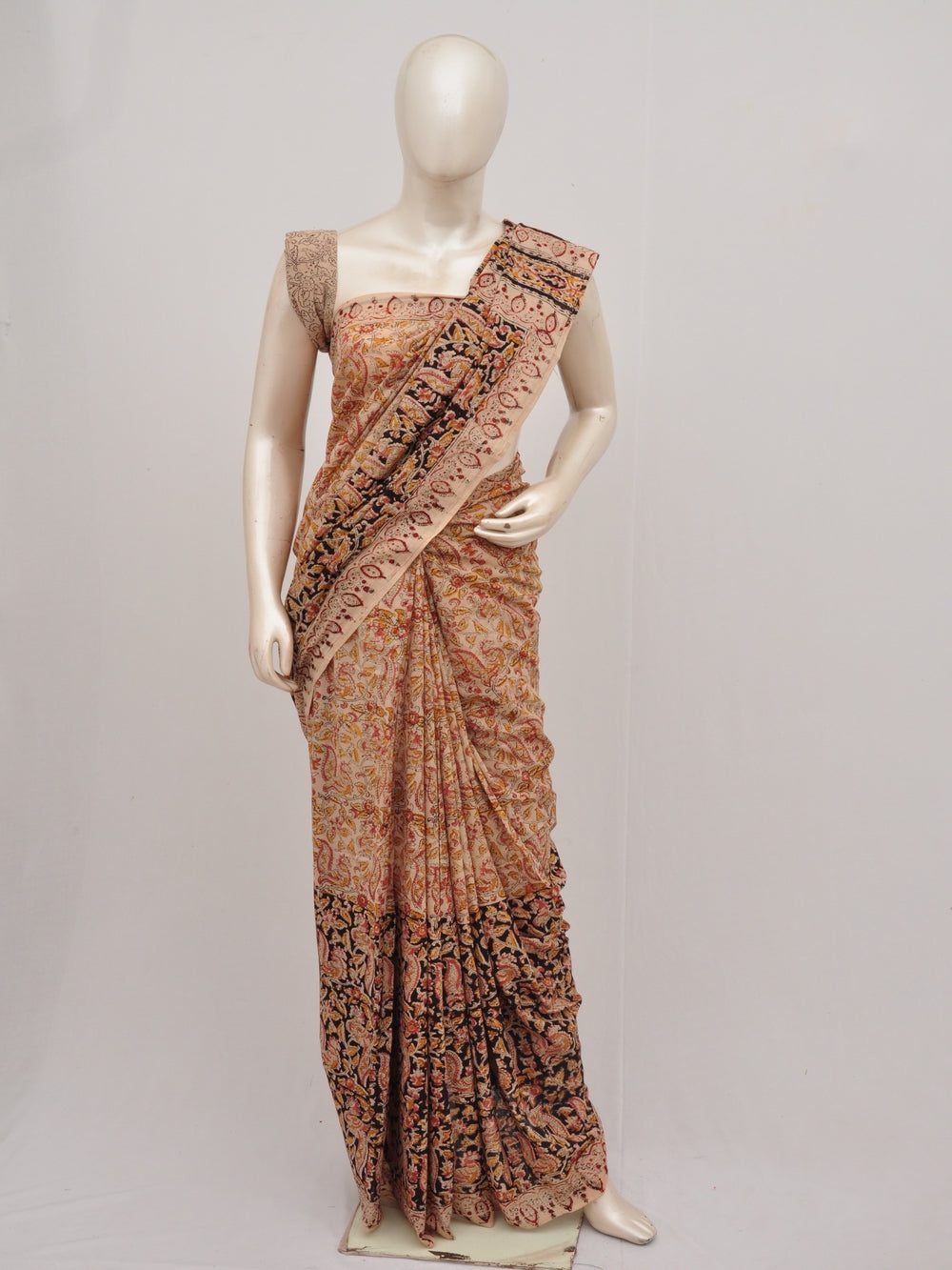 Kalamkari  Cotton Saree  [D90718004]