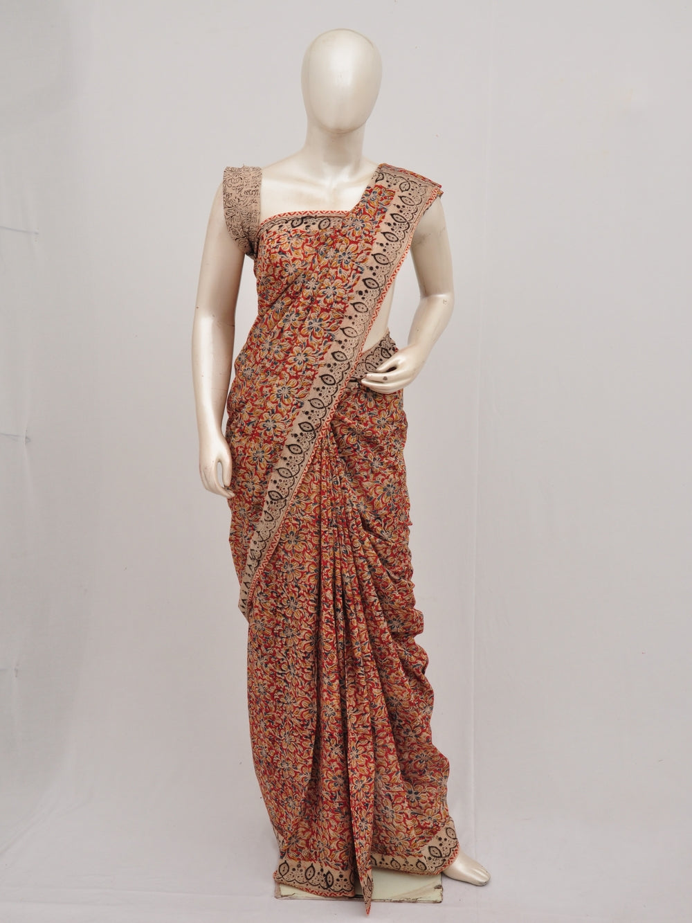 Kalamkari  Cotton Saree  [D90718005]