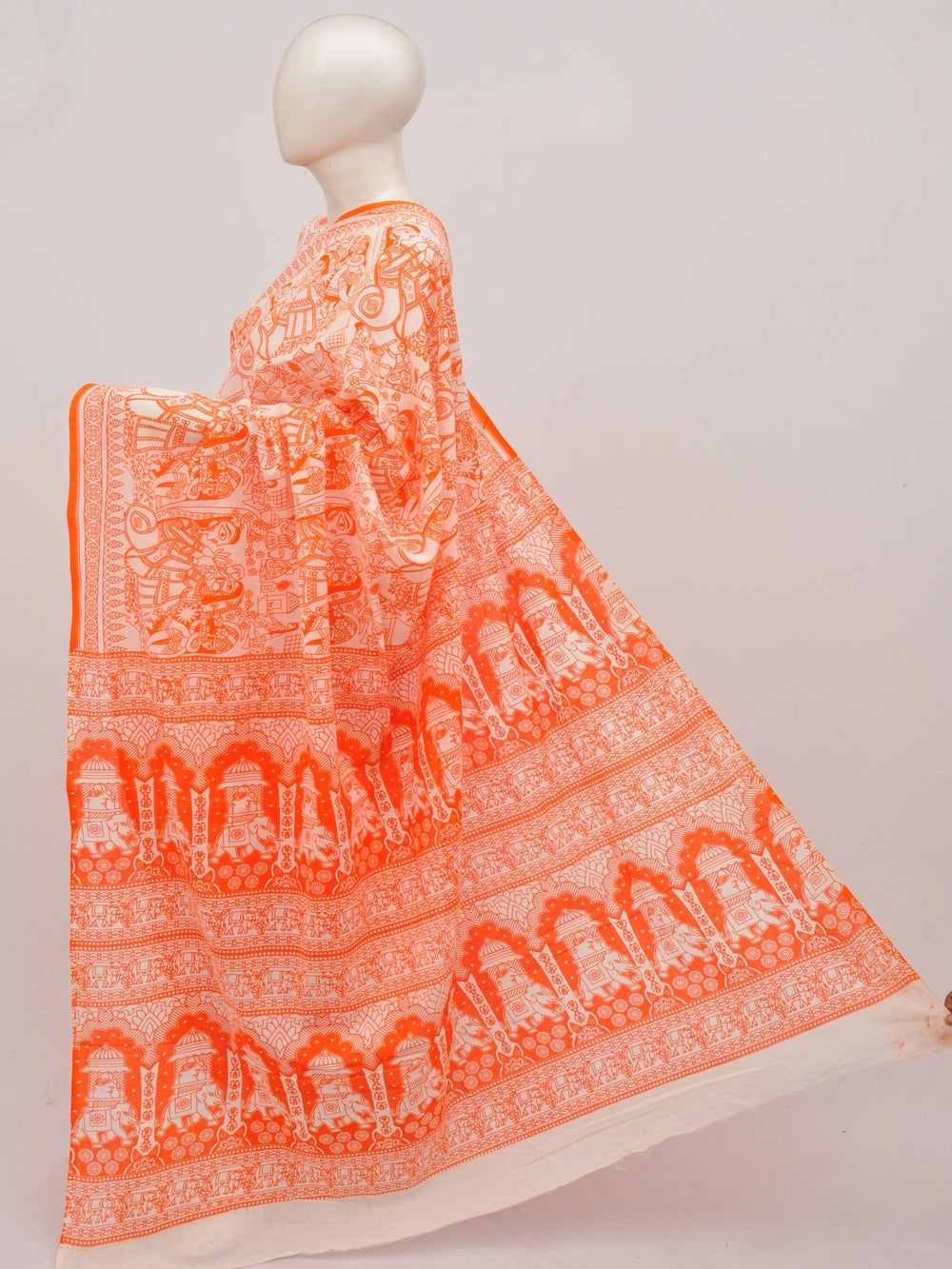 Kalamkari  Cotton Saree   [D90724006]