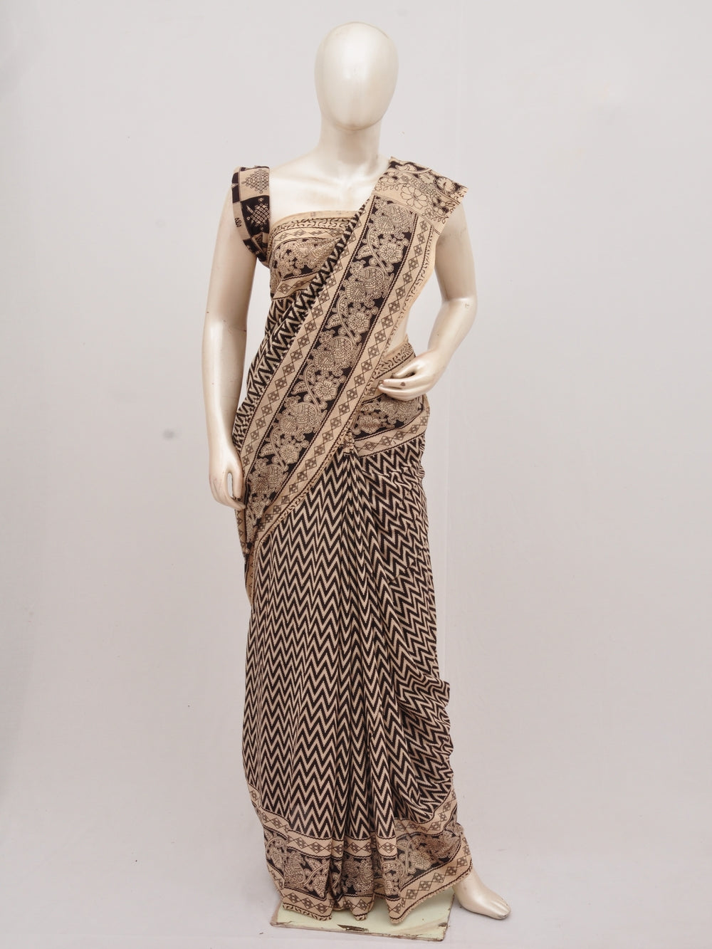 Kalamkari  Cotton Saree  [D90727002]