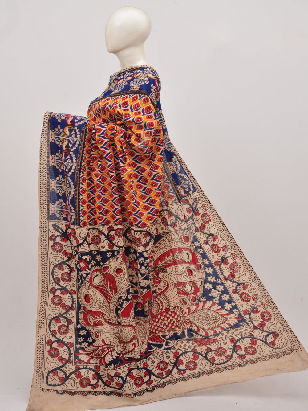 Kalamkari  Cotton Saree  [D90727004]