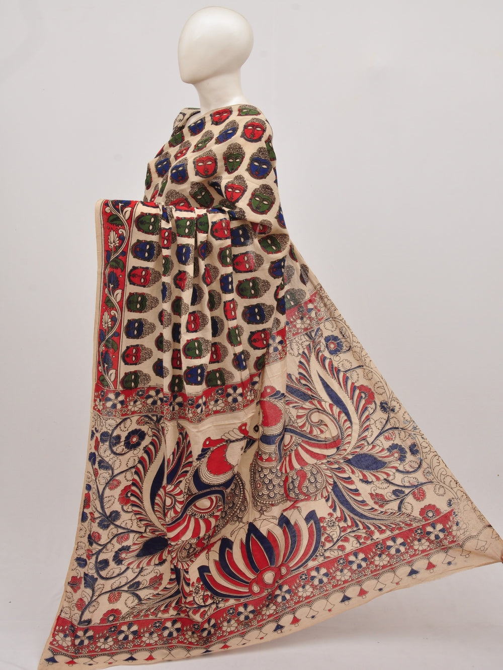 Kalamkari  Cotton Saree  [D90727010]