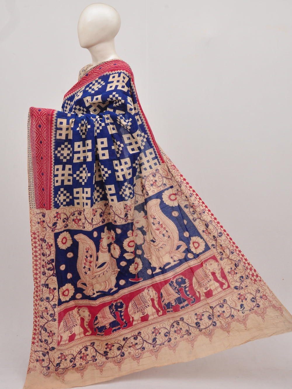 Kalamkari  Cotton Saree  [D90727012]