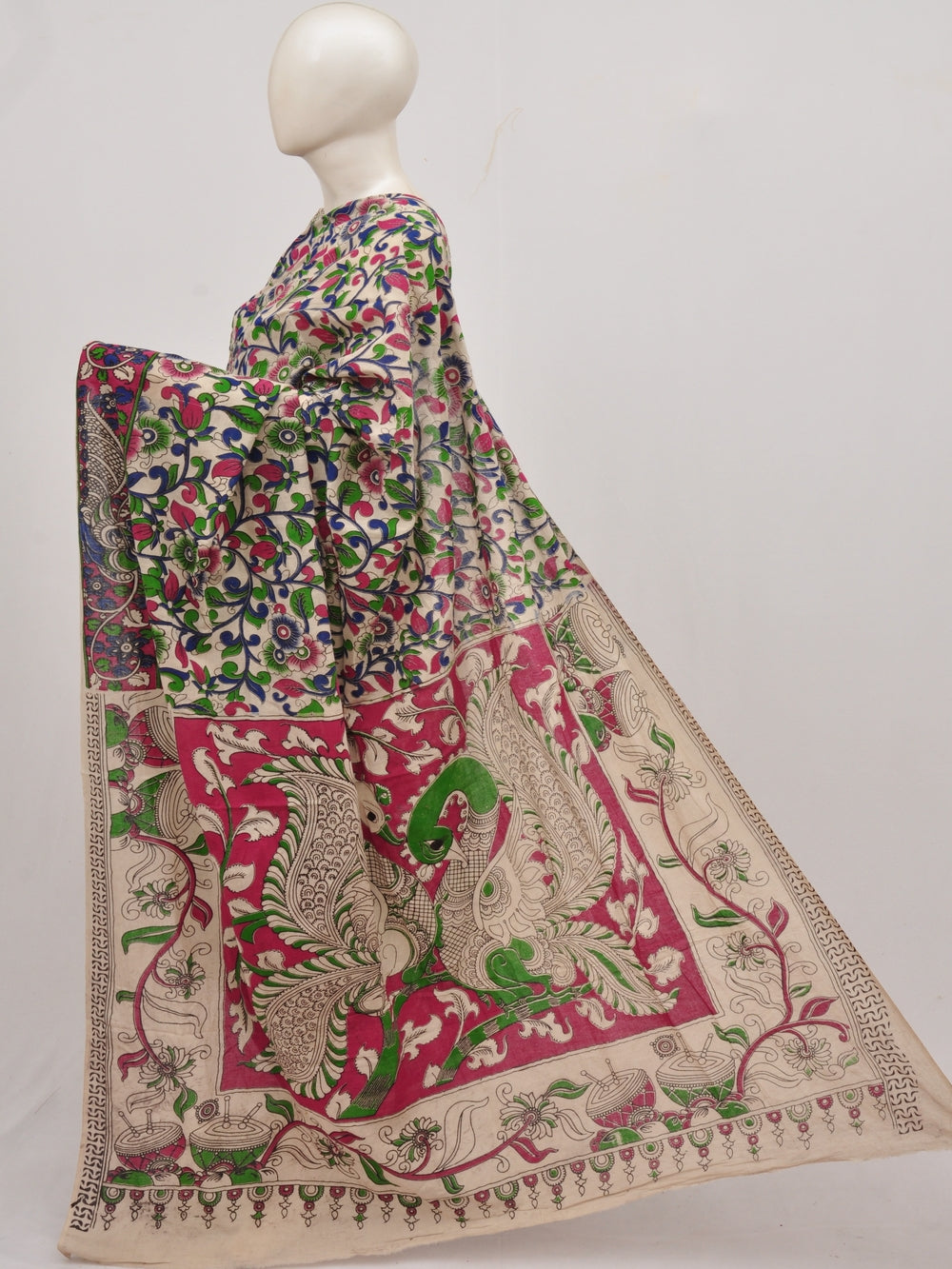 Kalamkari  Cotton Saree  [D90730001]