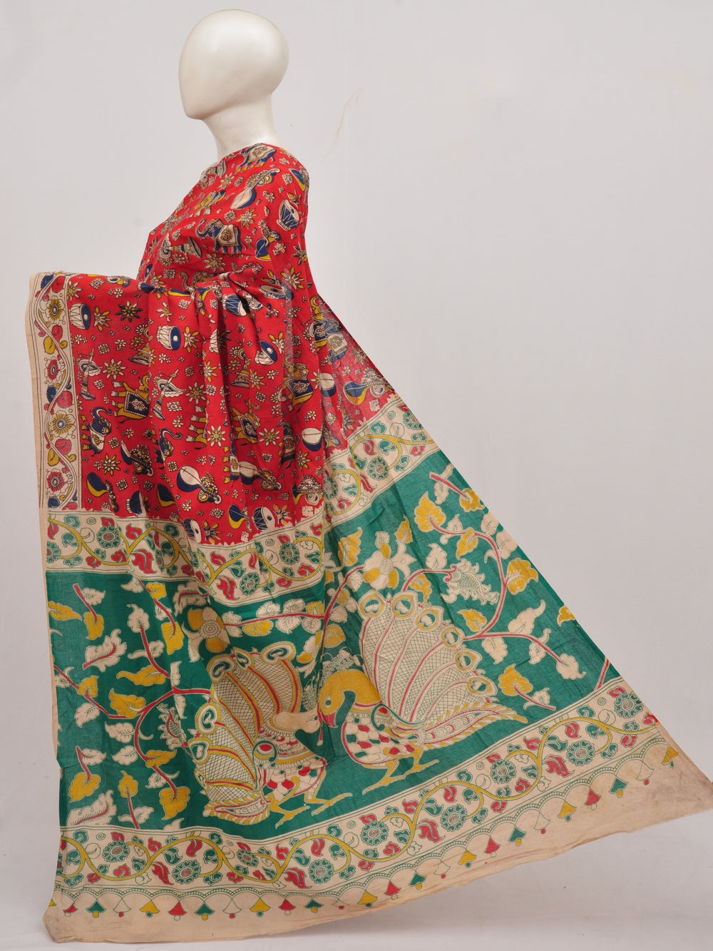 Kalamkari  Cotton Saree  [D90730003]