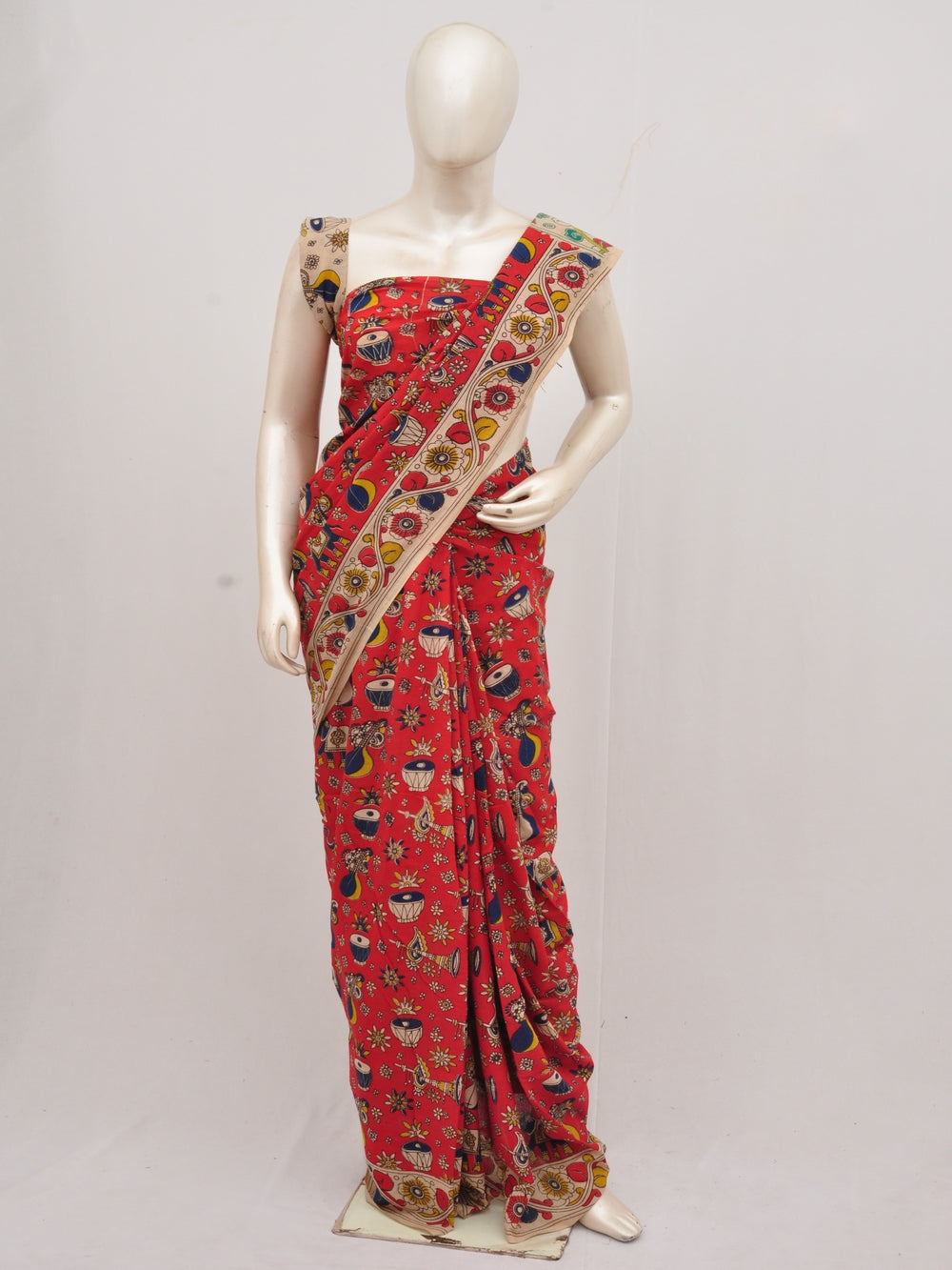 Kalamkari  Cotton Saree  [D90730003]