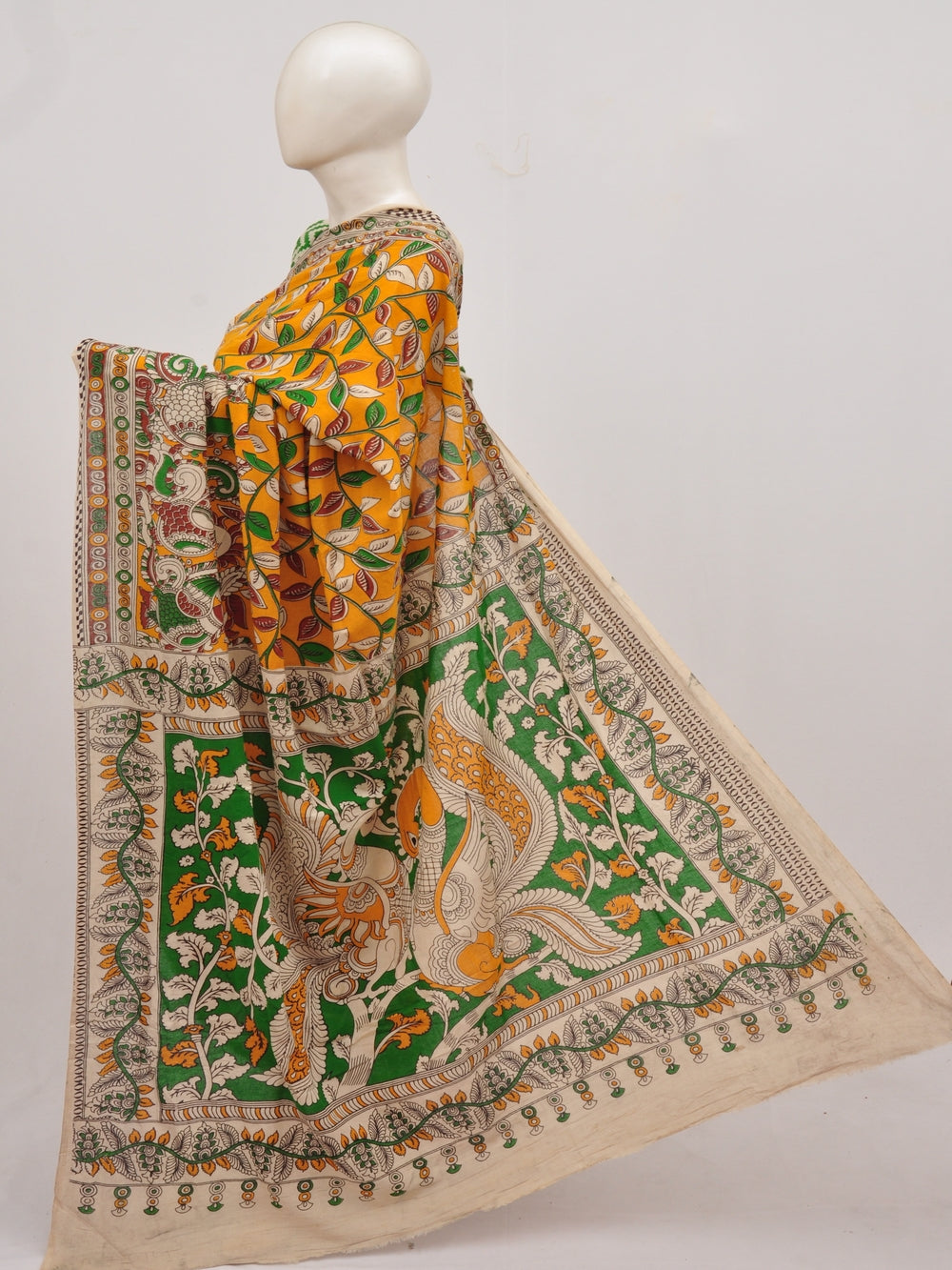Kalamkari  Cotton Saree  [D90730006]