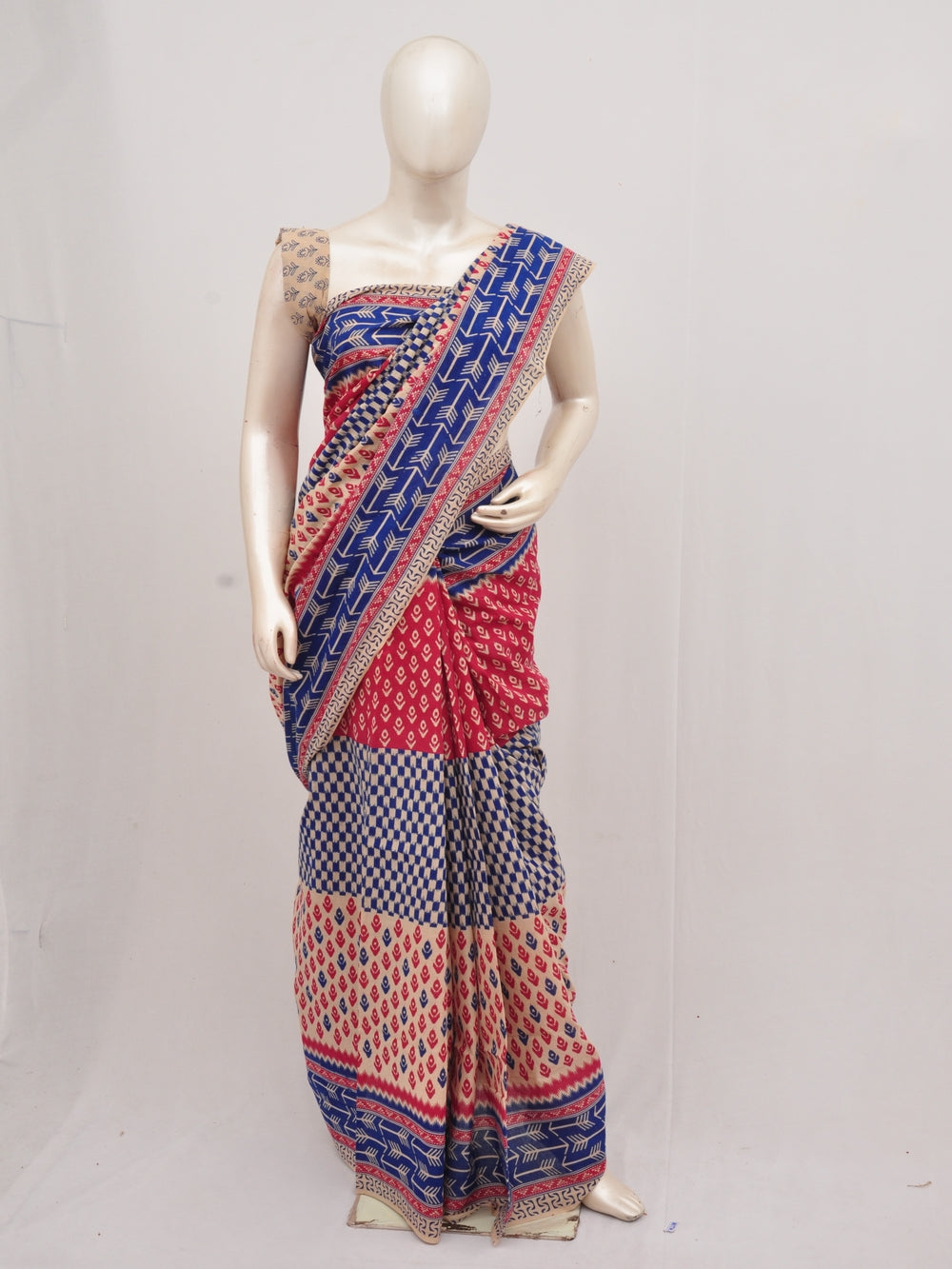 Kalamkari  Cotton Saree  [D90730012]