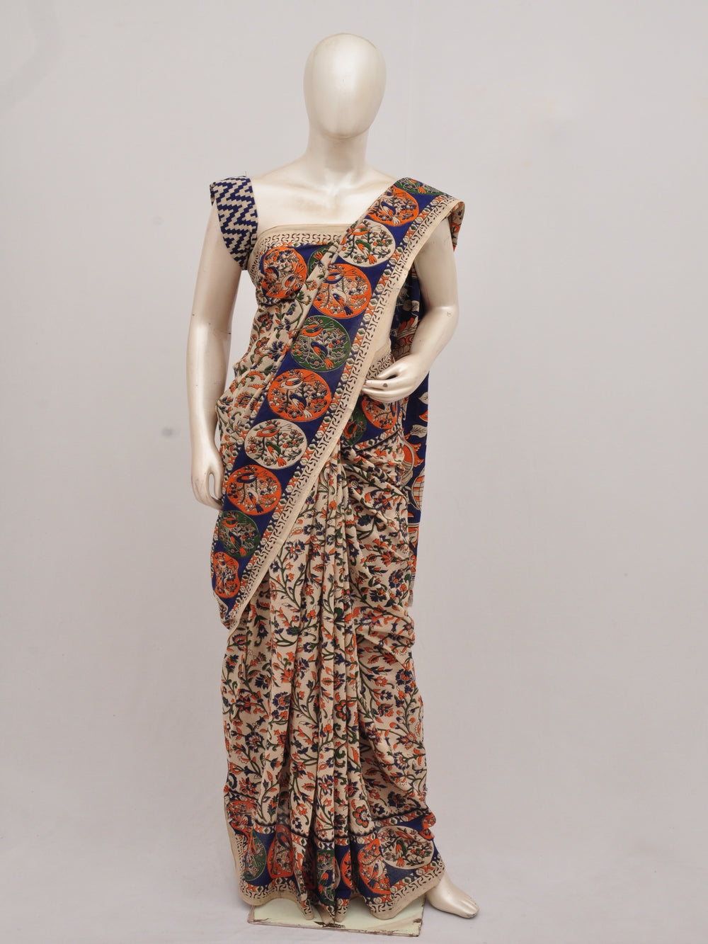 Kalamkari  Cotton Saree  [D90730013]