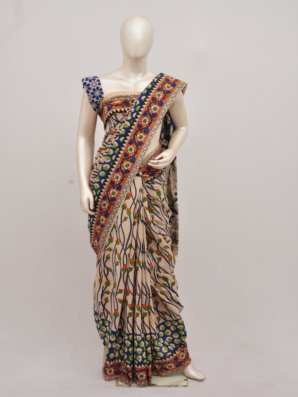 Kalamkari  Cotton Saree  [D90730014]