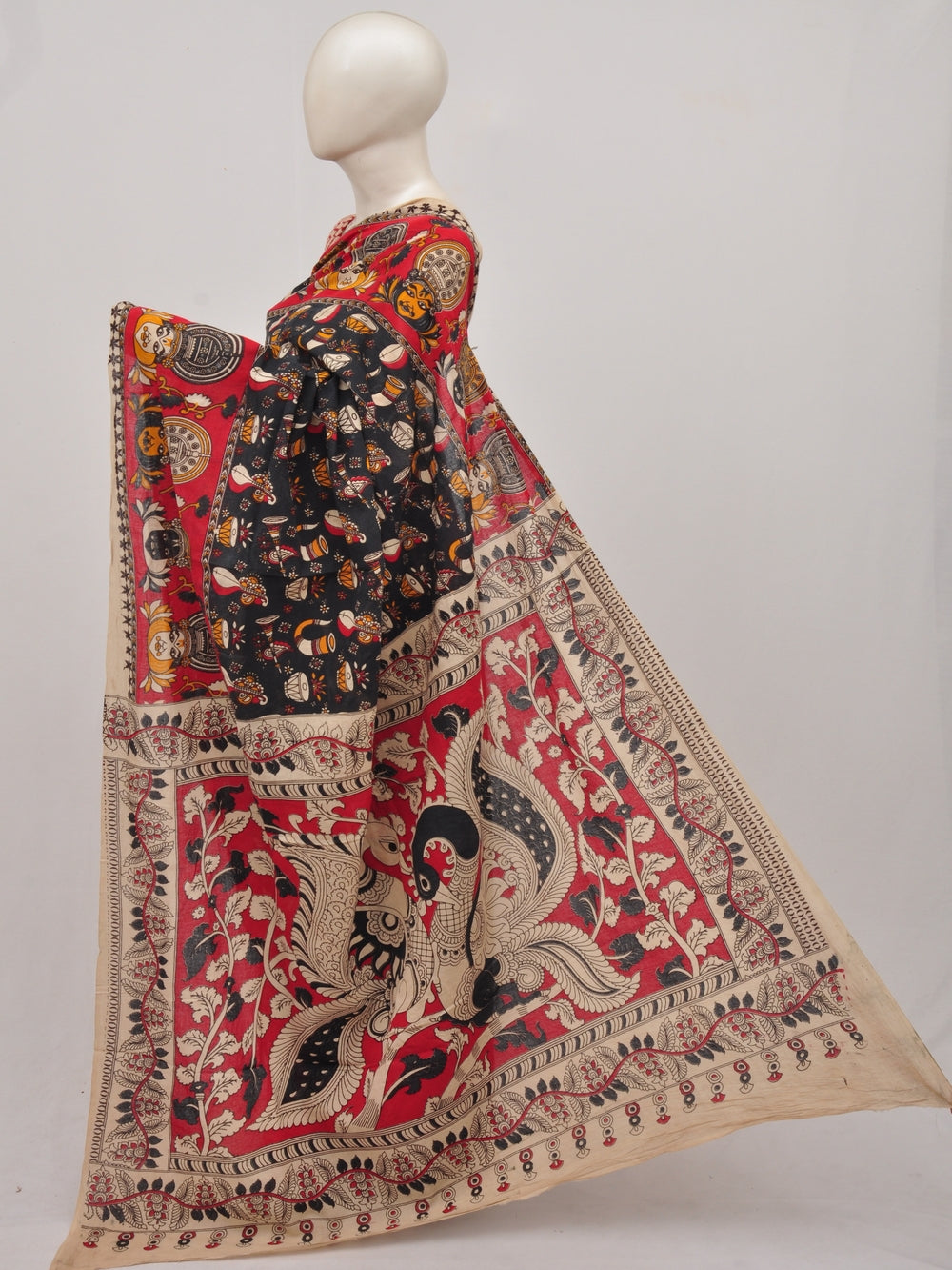 Kalamkari  Cotton Saree  [D90730017]