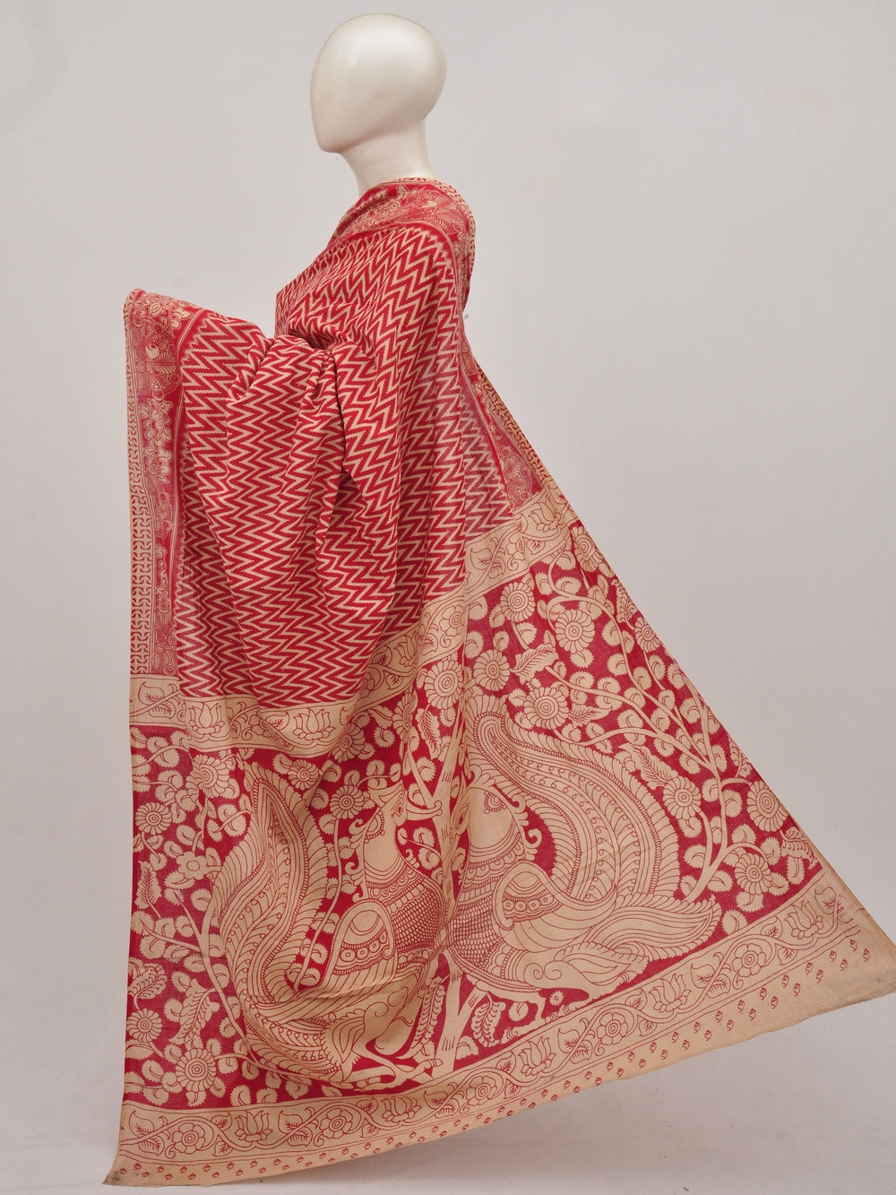 Kalamkari  Cotton Saree  [D90730019]