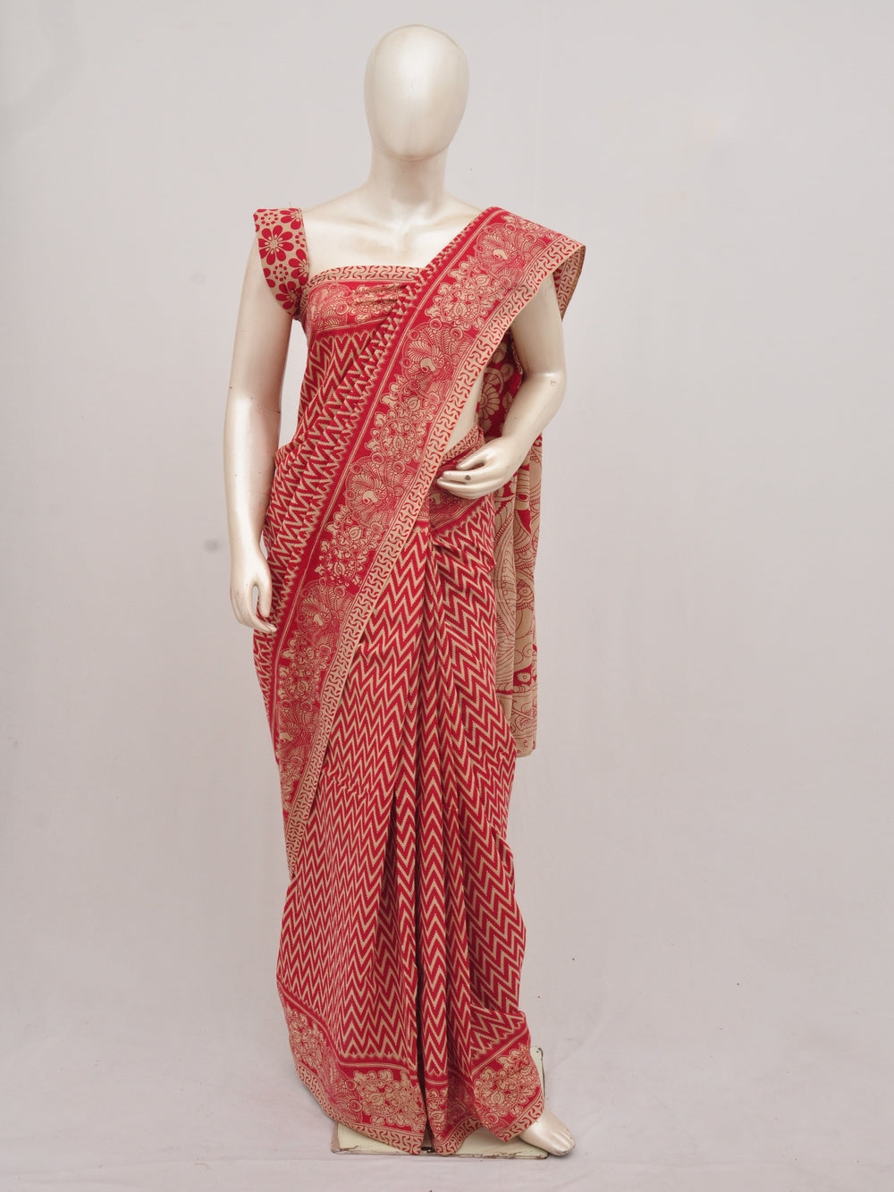 Kalamkari  Cotton Saree  [D90730019]