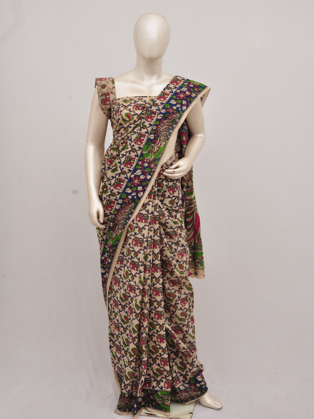 Kalamkari  Cotton Saree [D90731006]