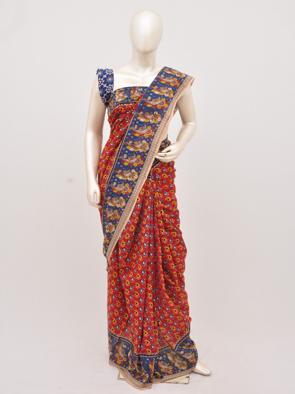 Kalamkari  Cotton Saree [D91020047]