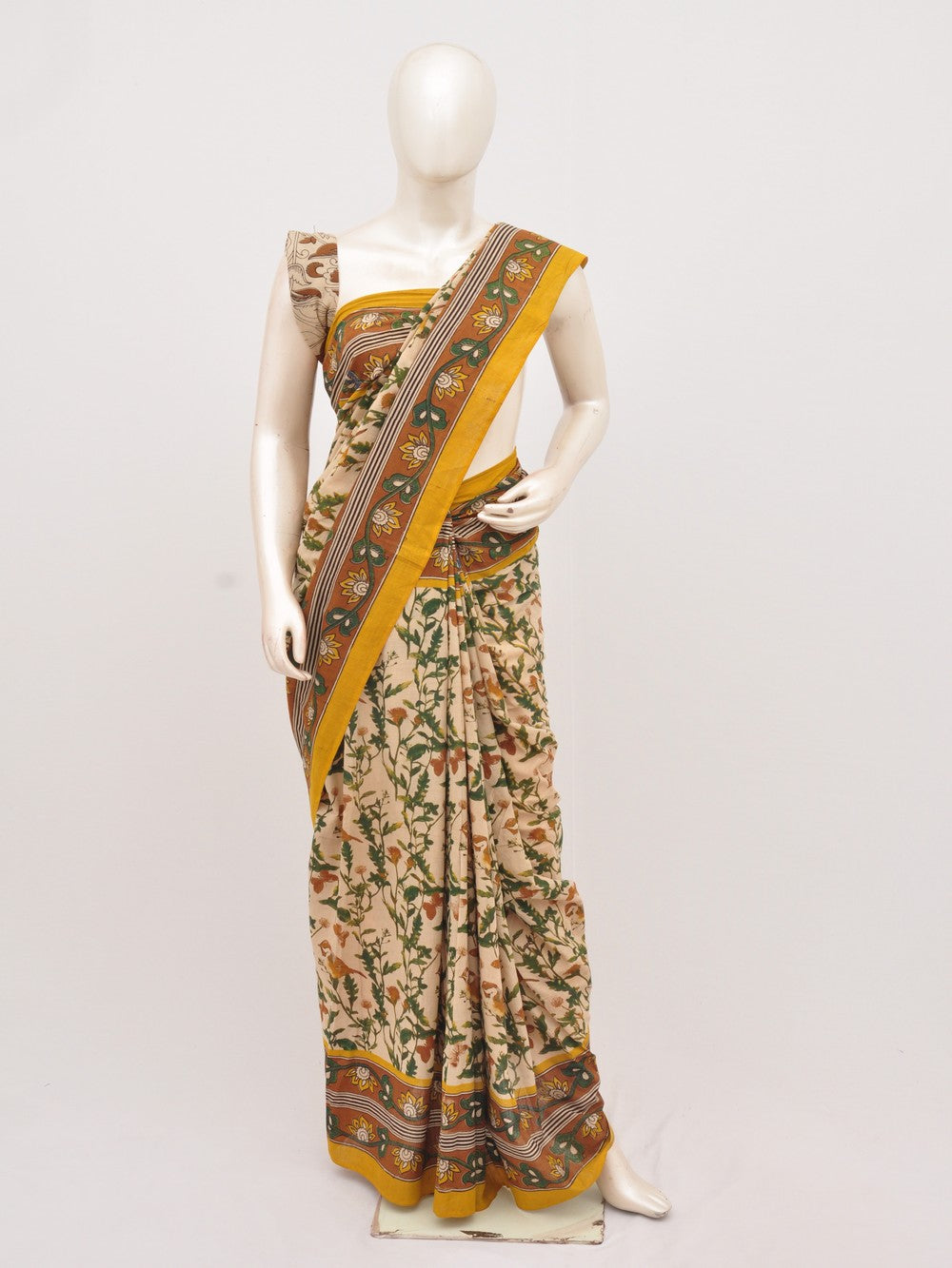 Kalamkari  Cotton Saree [D91020051]