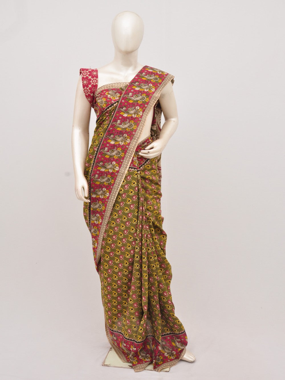Kalamkari  Cotton Saree [D91020055]
