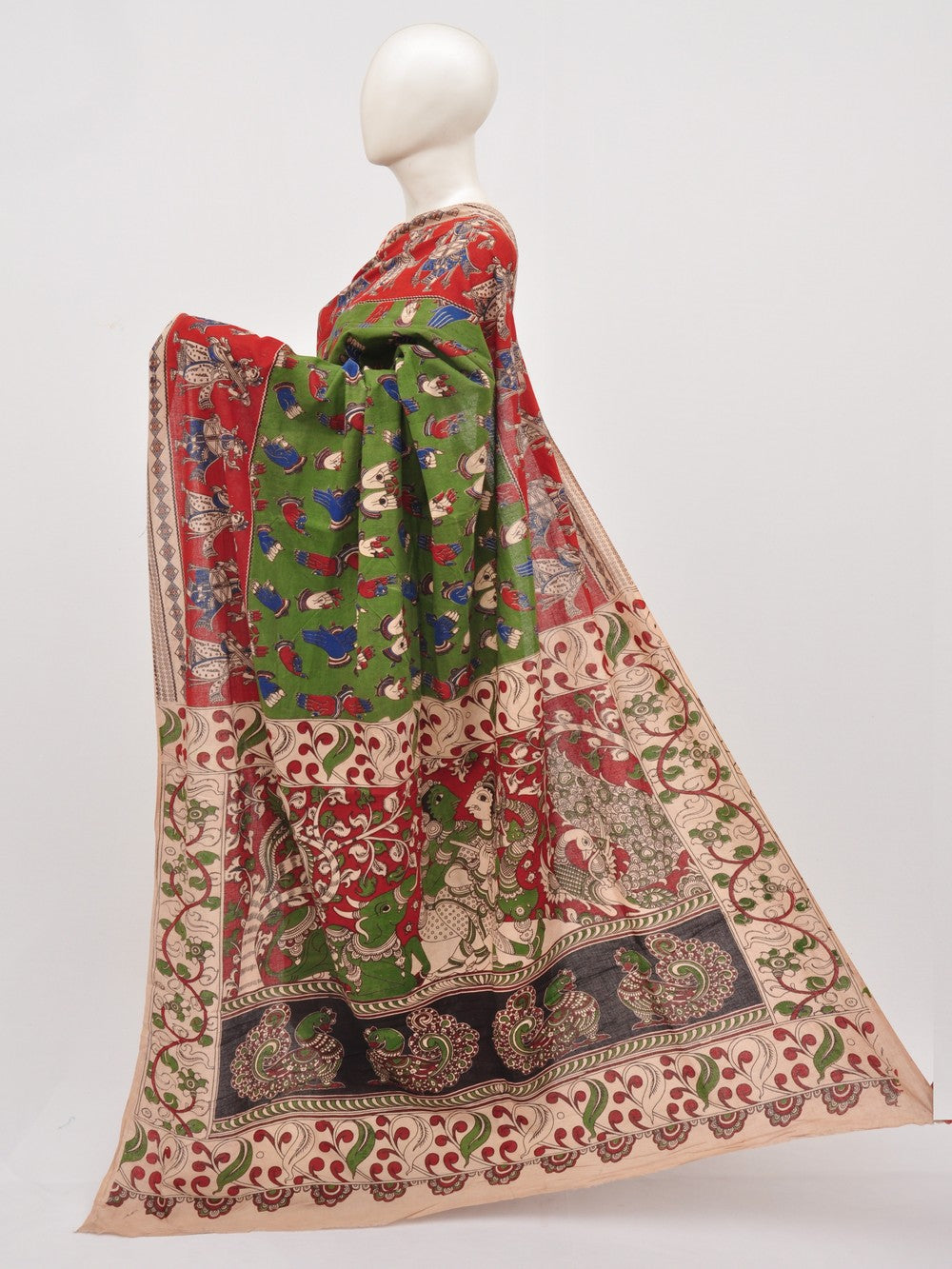 Kalamkari  Cotton Saree [D91210001]