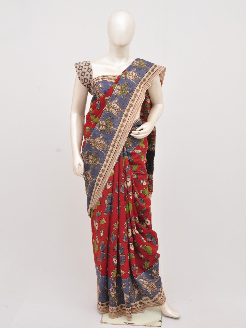 Kalamkari  Cotton Saree [D91210002]