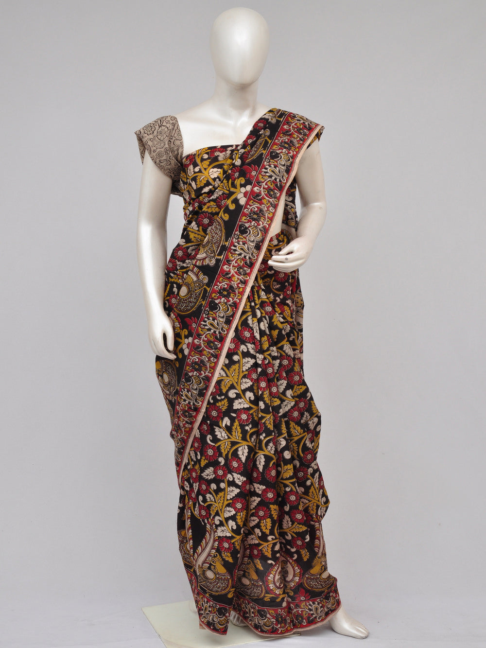 Kalamkari  Silk Sarees  [D61126001]