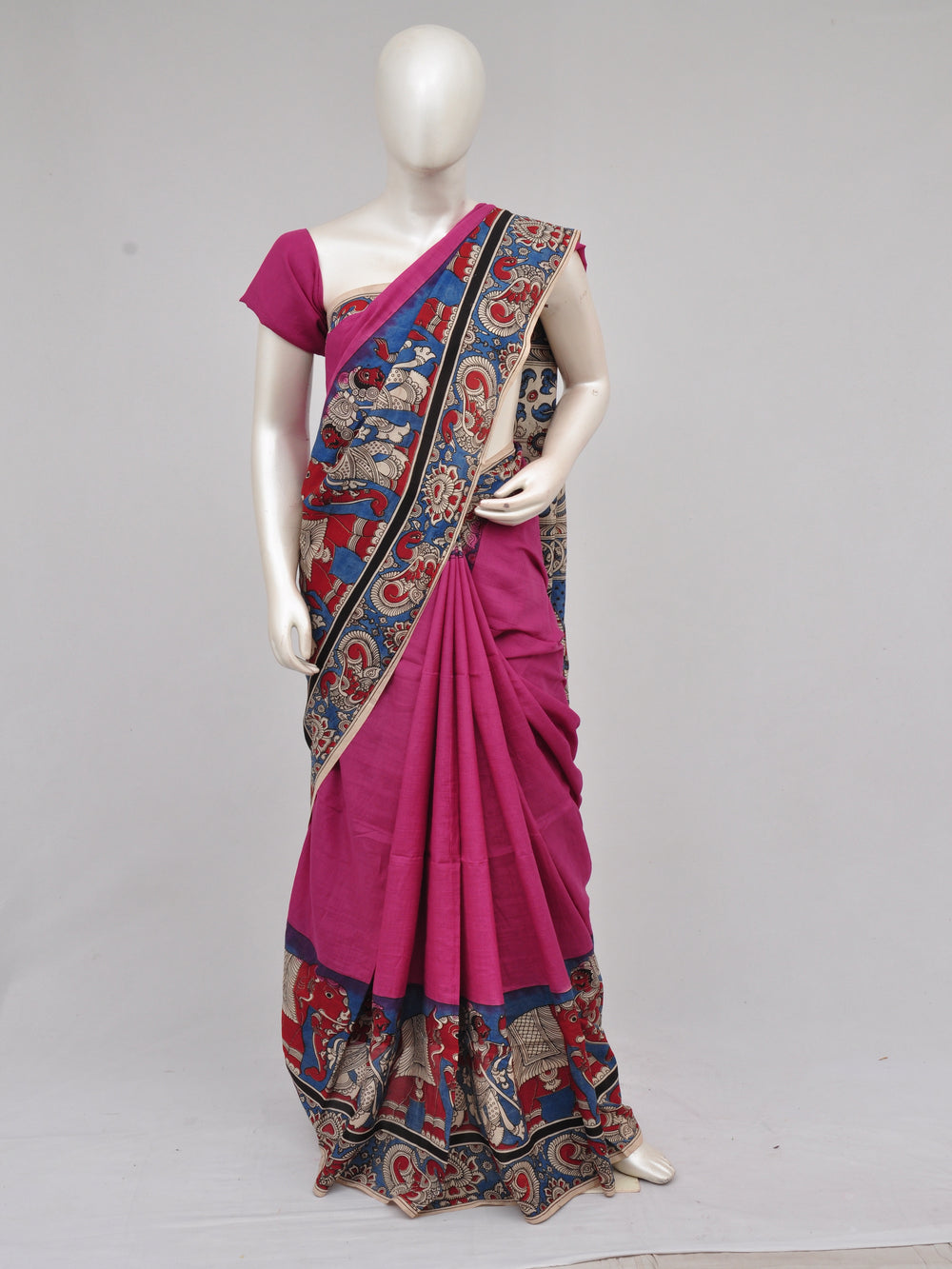 Kalamkari  Silk Sarees  [D61212005]