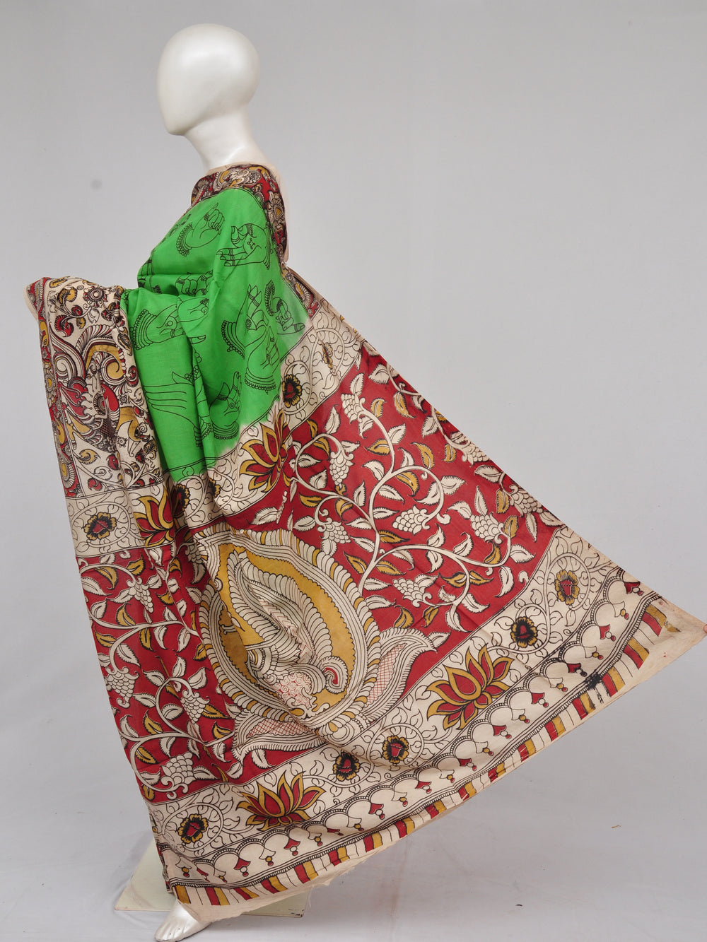 Kalamkari  Silk Sarees  [D61212008]
