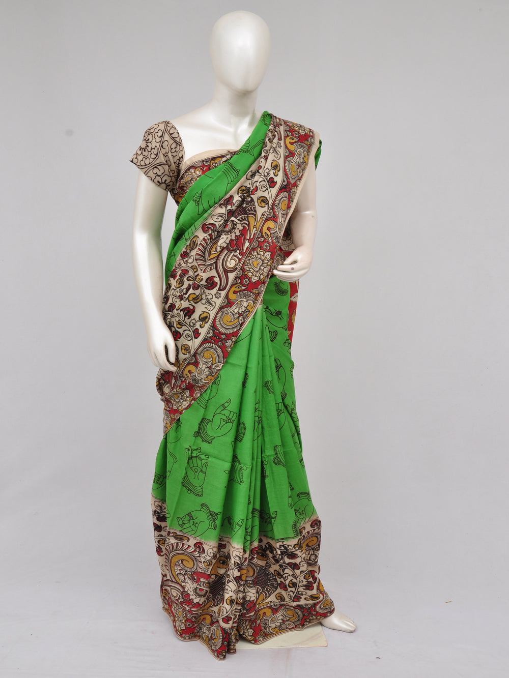 Kalamkari  Silk Sarees  [D61212008]