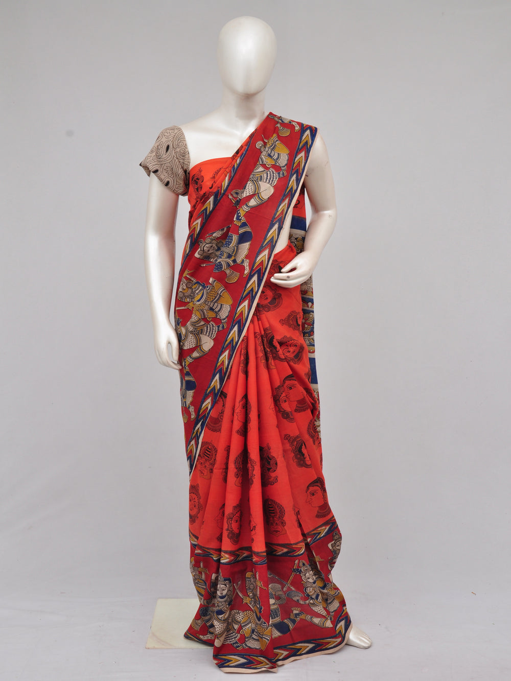 Kalamkari  Silk Sarees  [D61212009]
