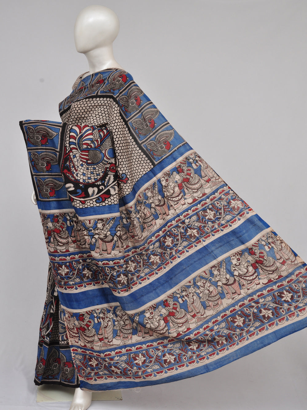 Kalamkari  Silk Sarees  [D61126008]