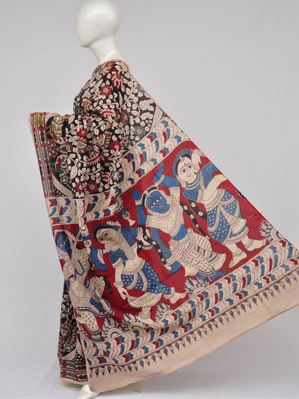 Kalamkari  Silk Sarees  [D61127000]