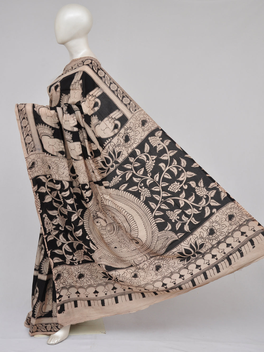 Kalamkari  Silk Sarees  [D61127002]