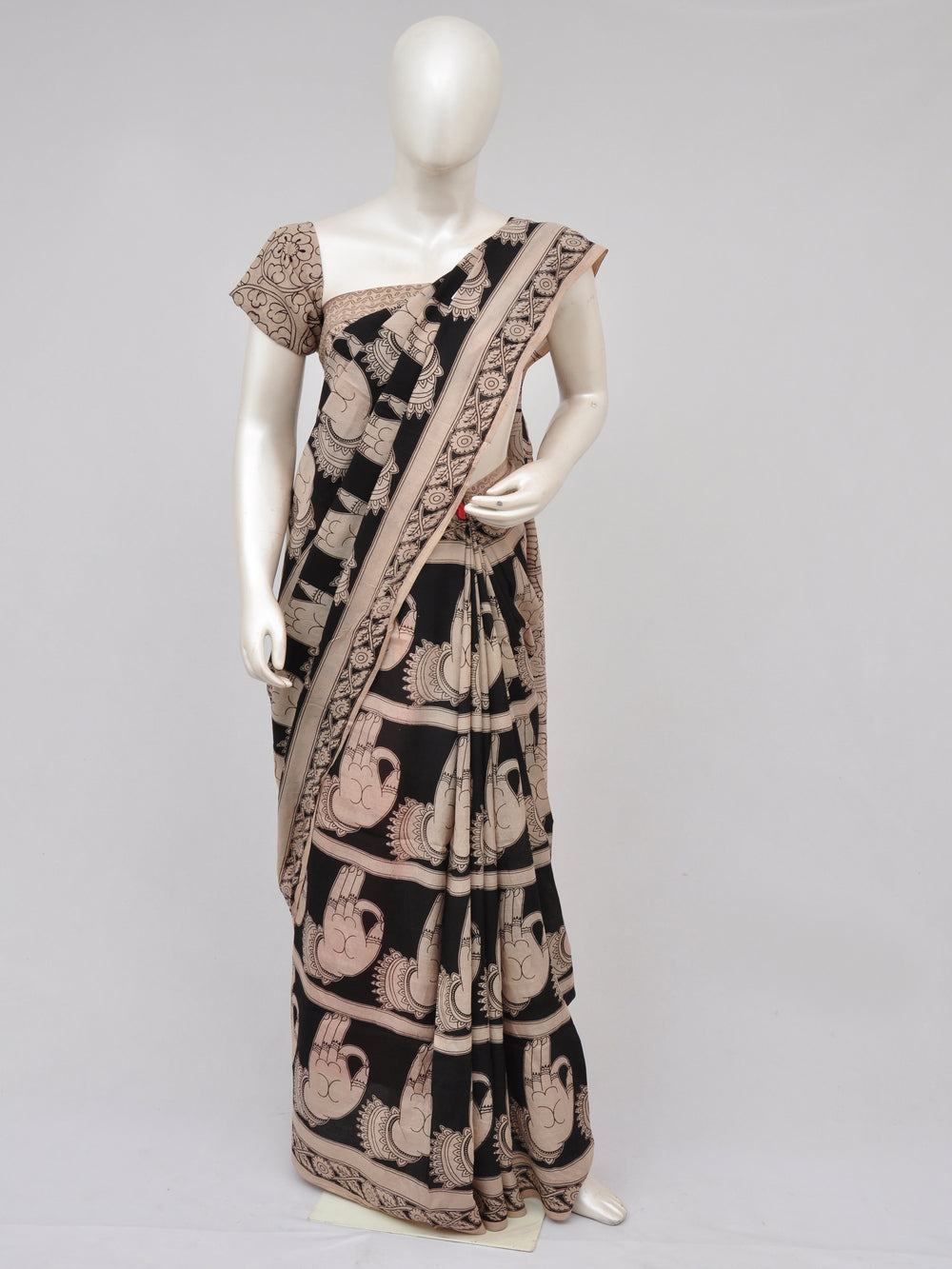 Kalamkari  Silk Sarees  [D61127002]