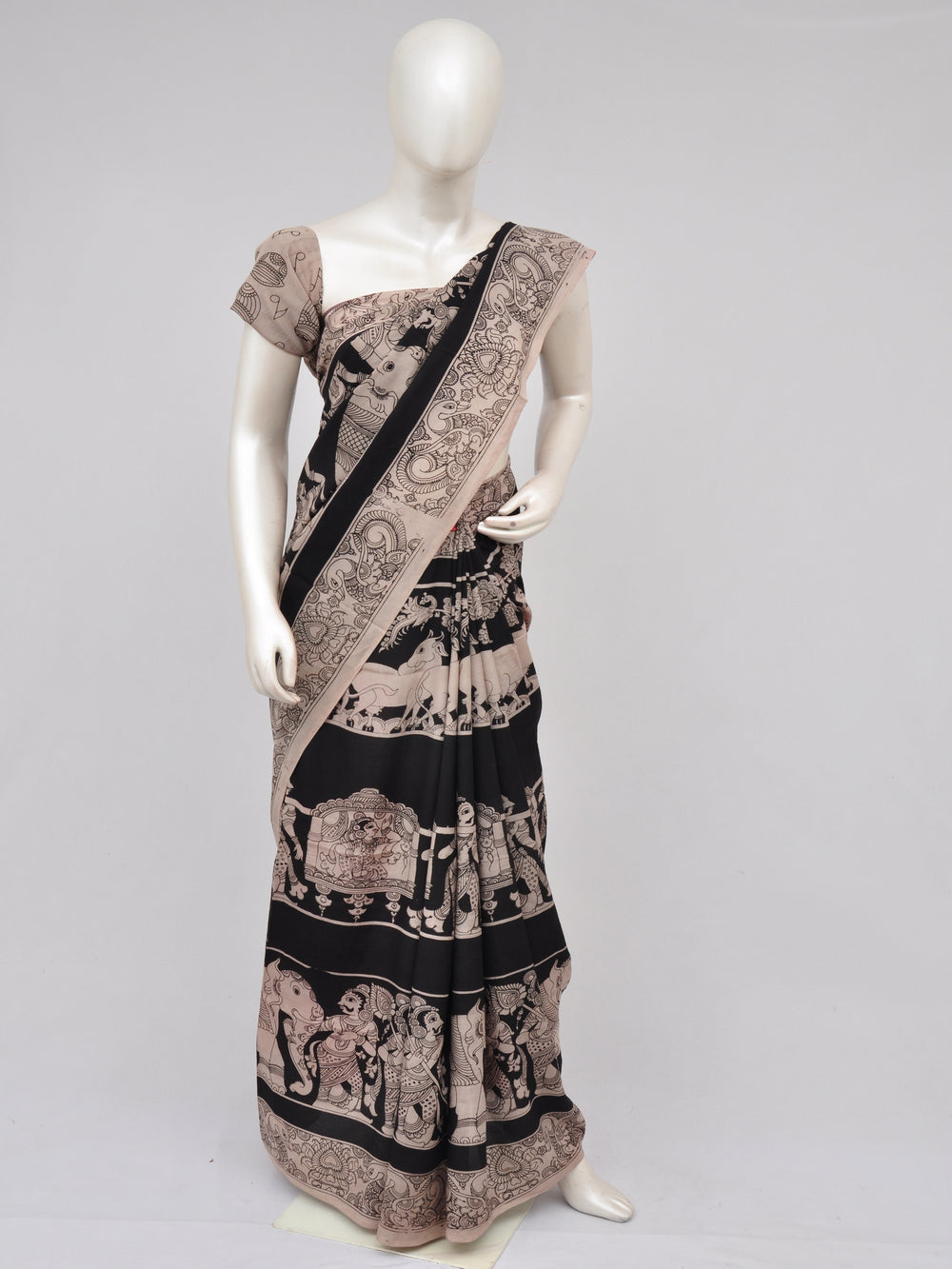 Kalamkari  Silk Sarees  [D61127003]
