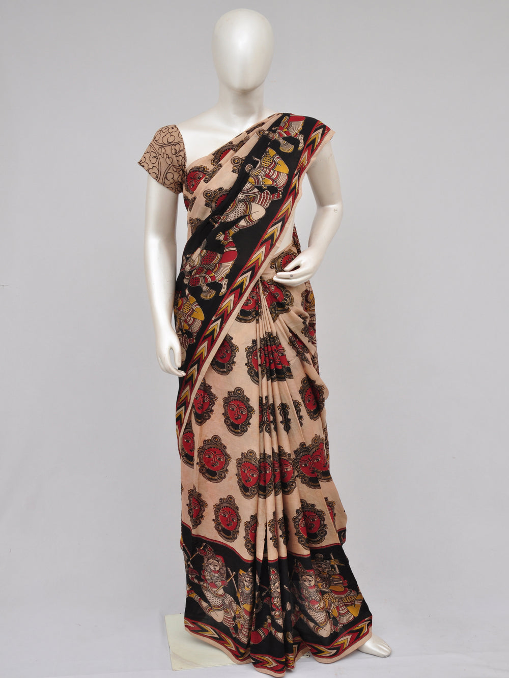 Kalamkari  Silk Sarees  [D61127004]