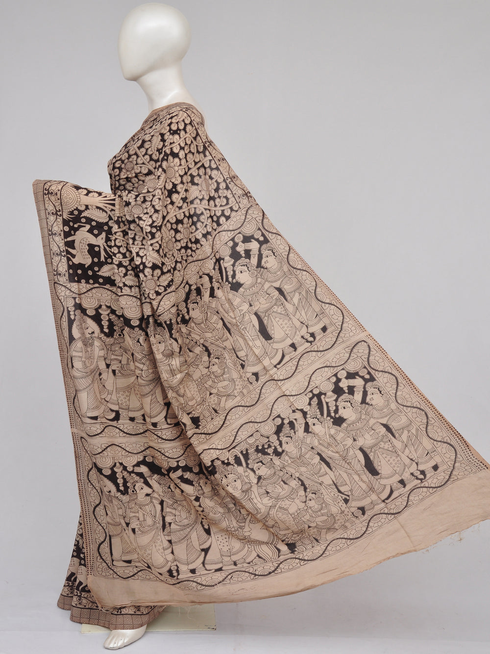 Kalamkari  Silk Sarees  [D61127005]