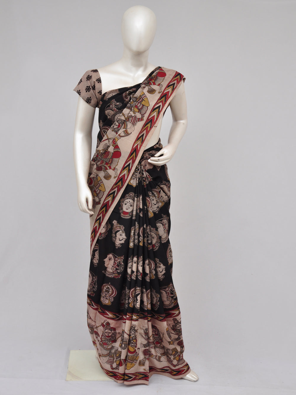 Kalamkari  Silk Sarees  [D61127006]