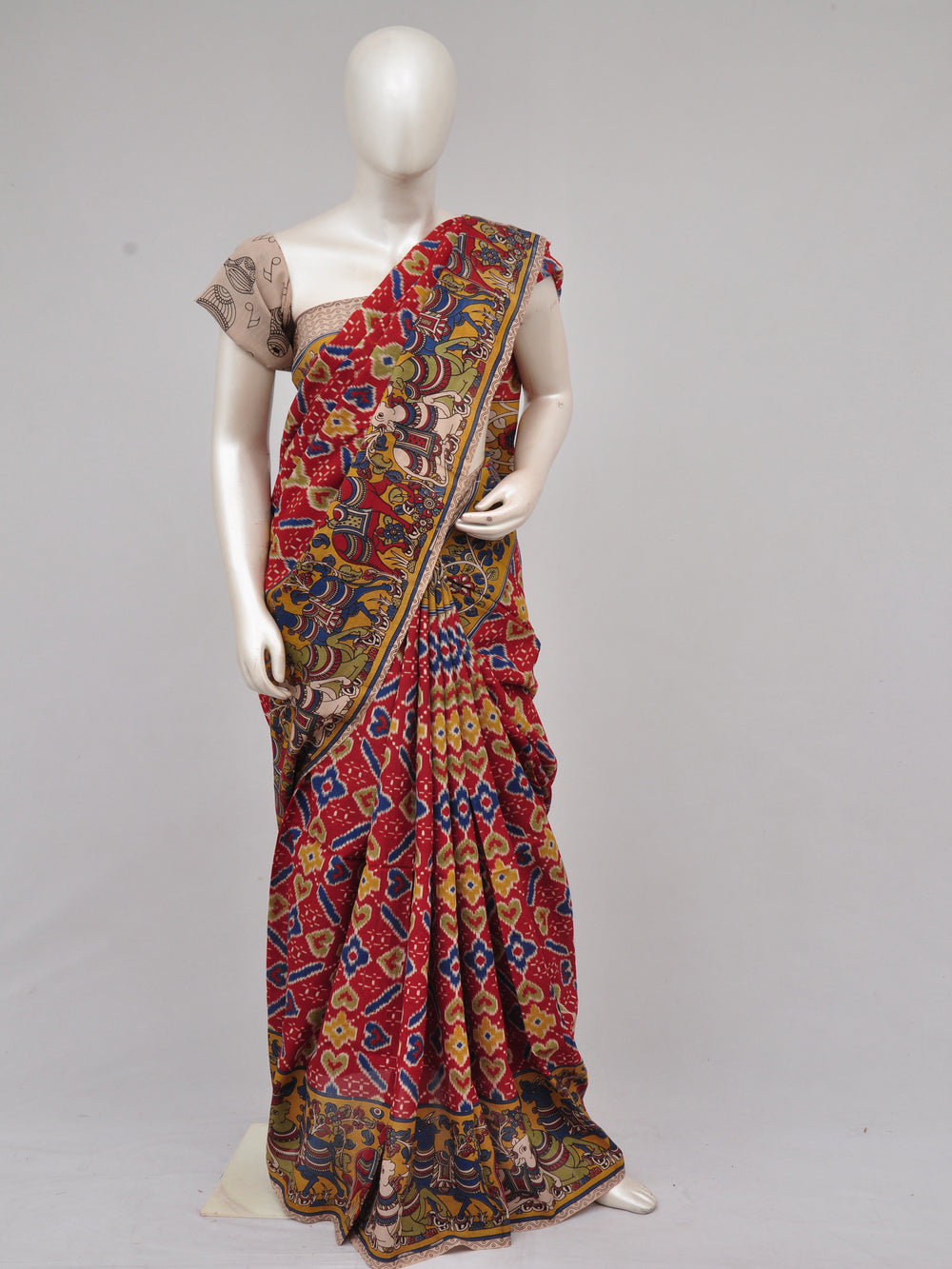 Kalamkari  Silk Sarees  [D61212002]