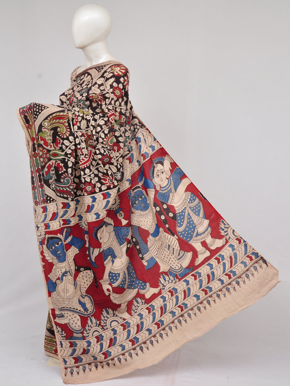 Kalamkari  Silk Sarees  [D61213006]