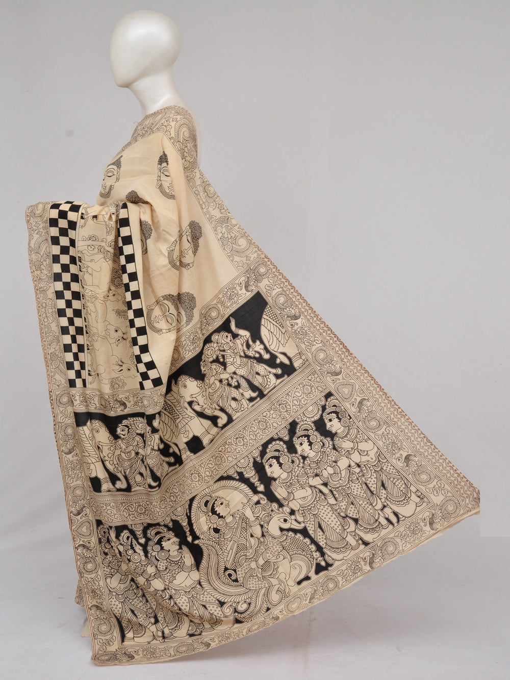 Kalamkari  Silk Sarees  [D61213009]