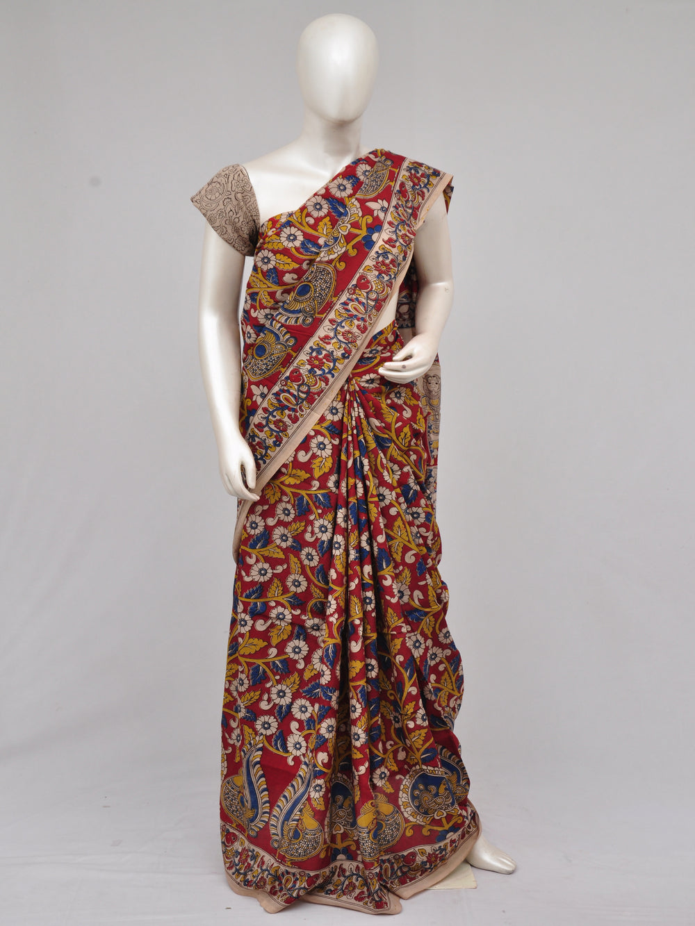 Kalamkari  Silk Sarees  [D61213011] - DressesForWomen.IN