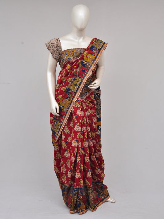 Chanderi Kalamkari  Silk Sarees  [D61215002]