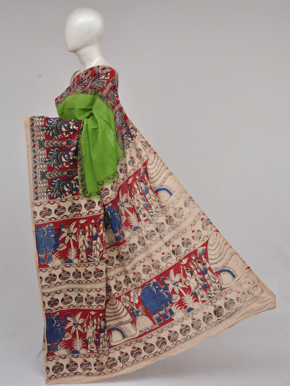 Kalamkari  Silk Sarees  [D61220002]