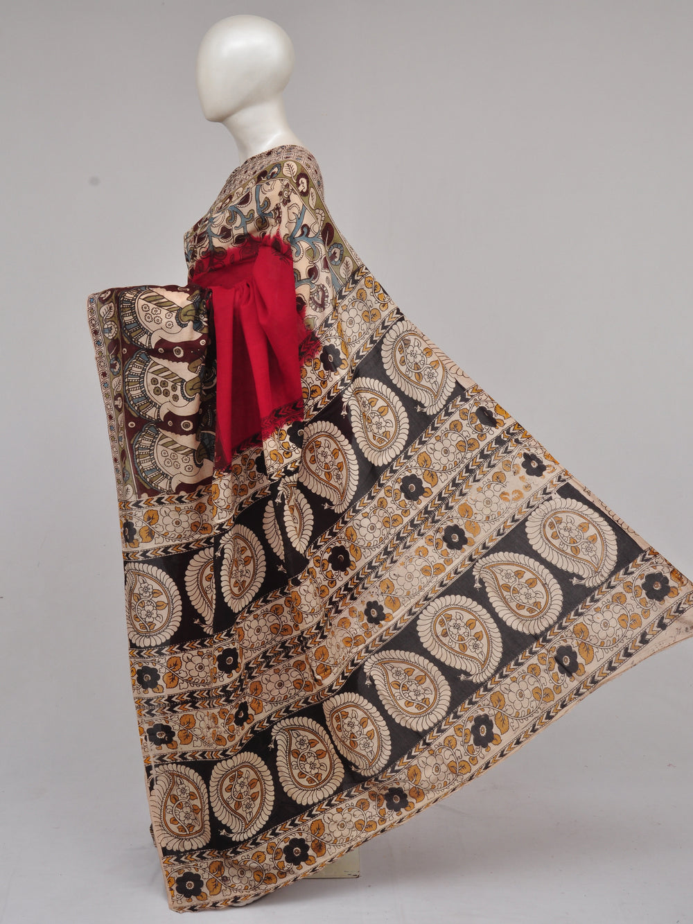Kalamkari  Silk Sarees  [D61220006]