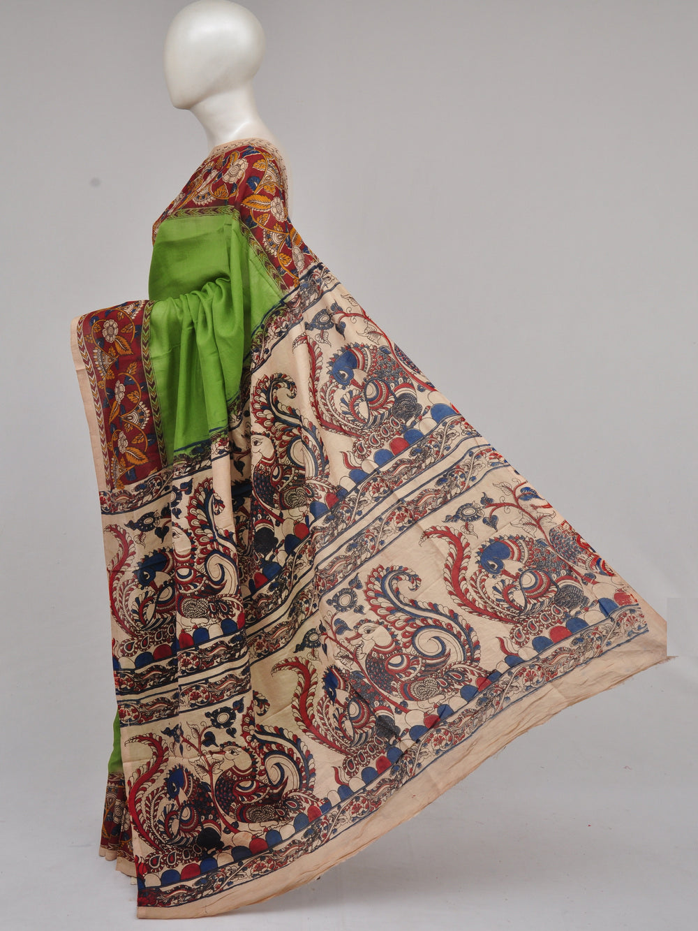 Kalamkari  Silk Sarees  [D61220007]