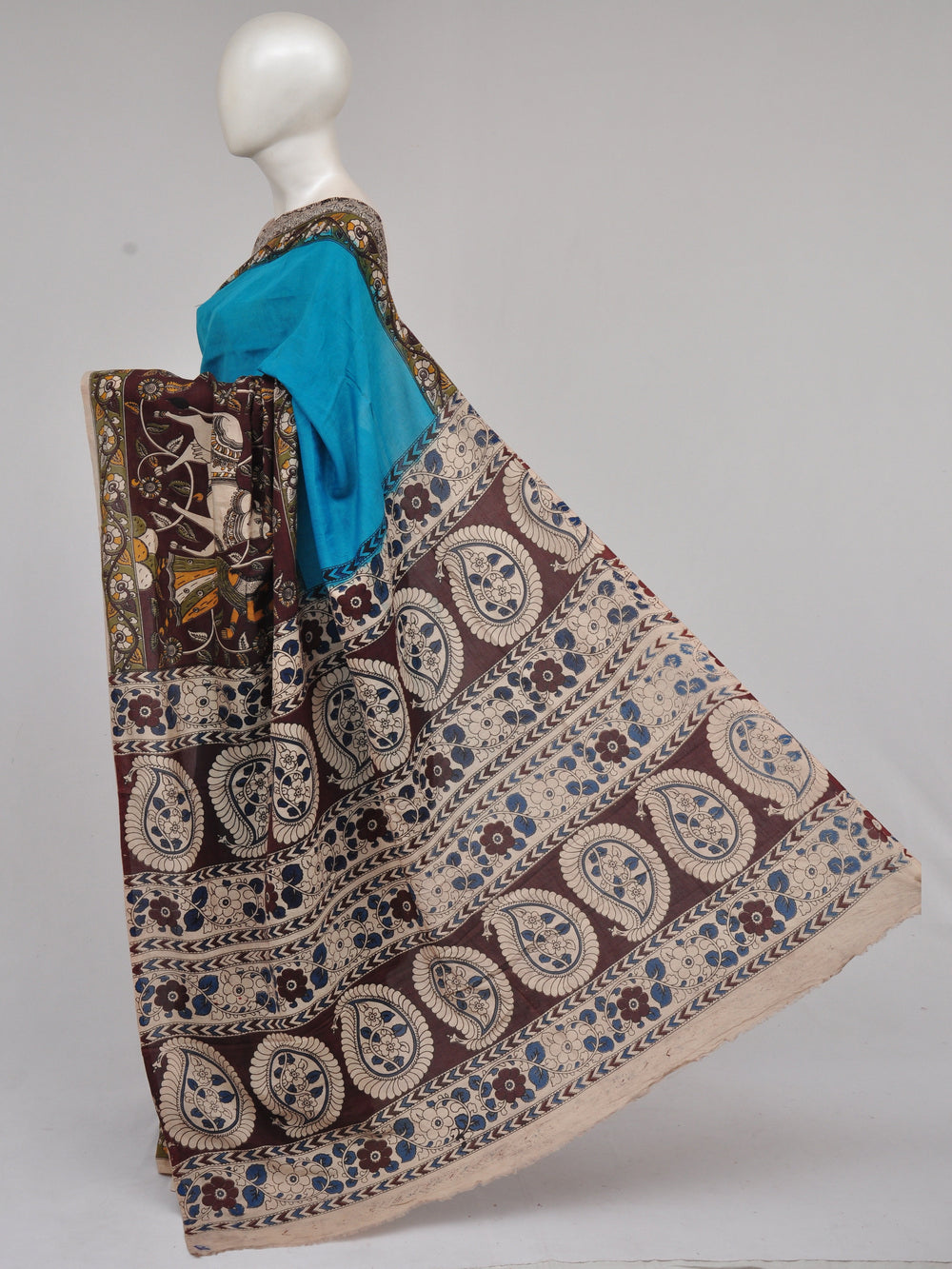 Kalamkari  Silk Sarees  [D61220010]