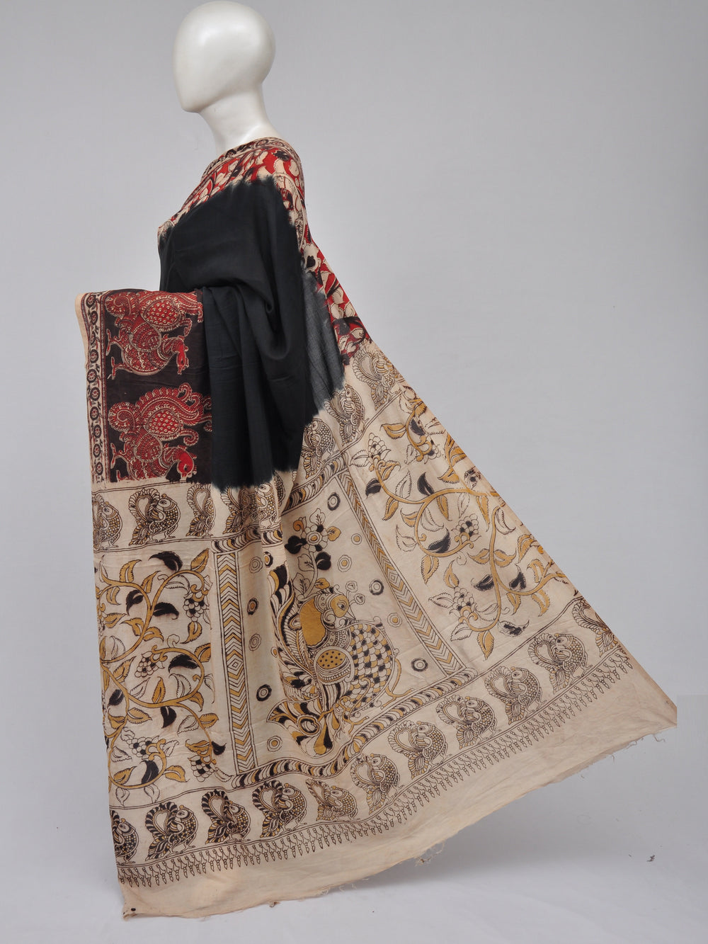 Kalamkari  Silk Sarees  [D70406037]