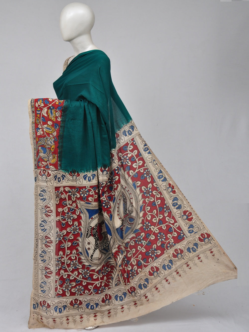 Kalamkari  Silk Sarees  [D70421034]