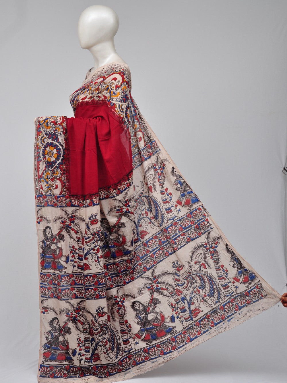 Kalamkari  Silk Sarees   [D70711137]