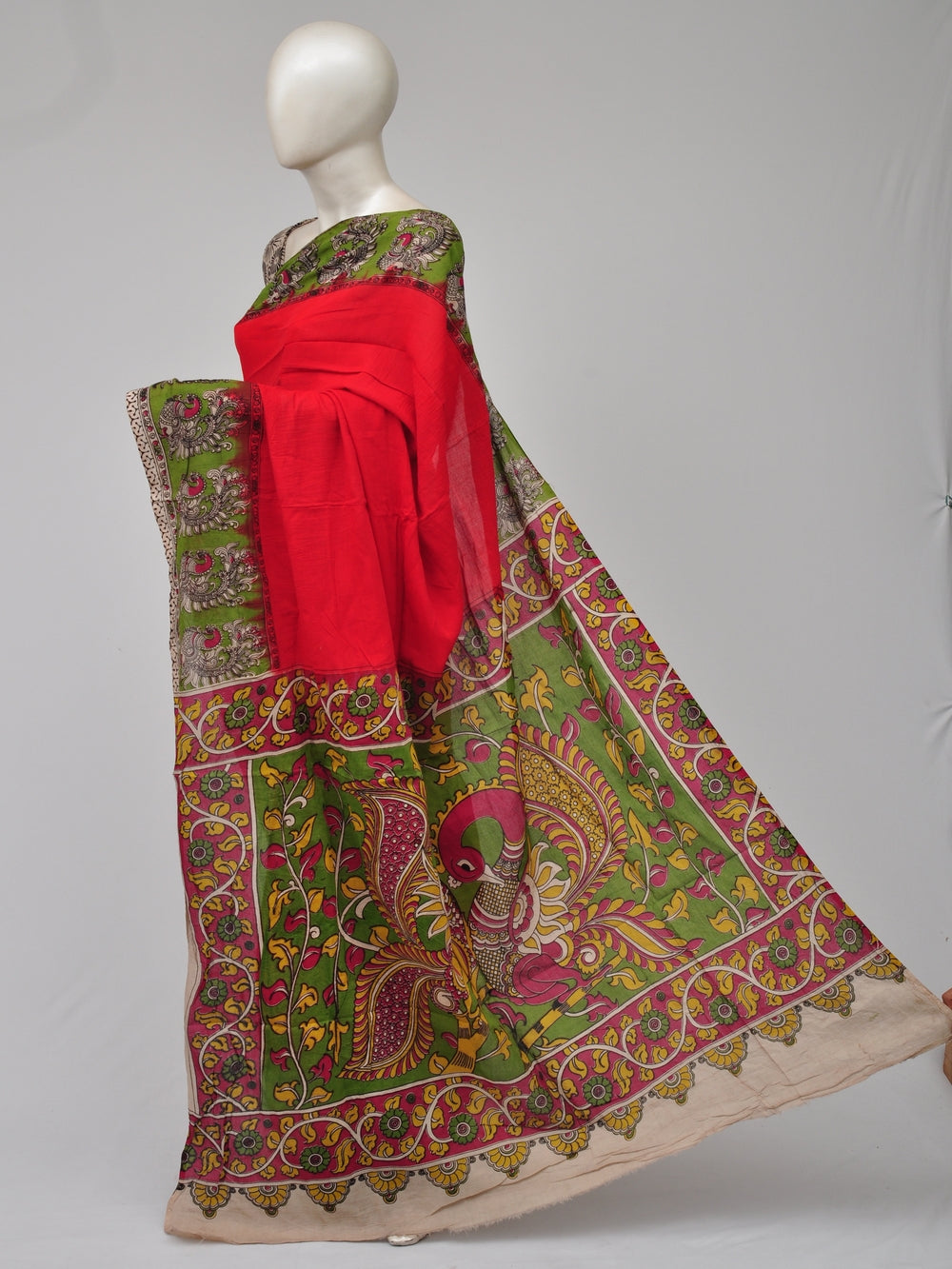 Kalamkari  Silk Sarees  [D71015022]