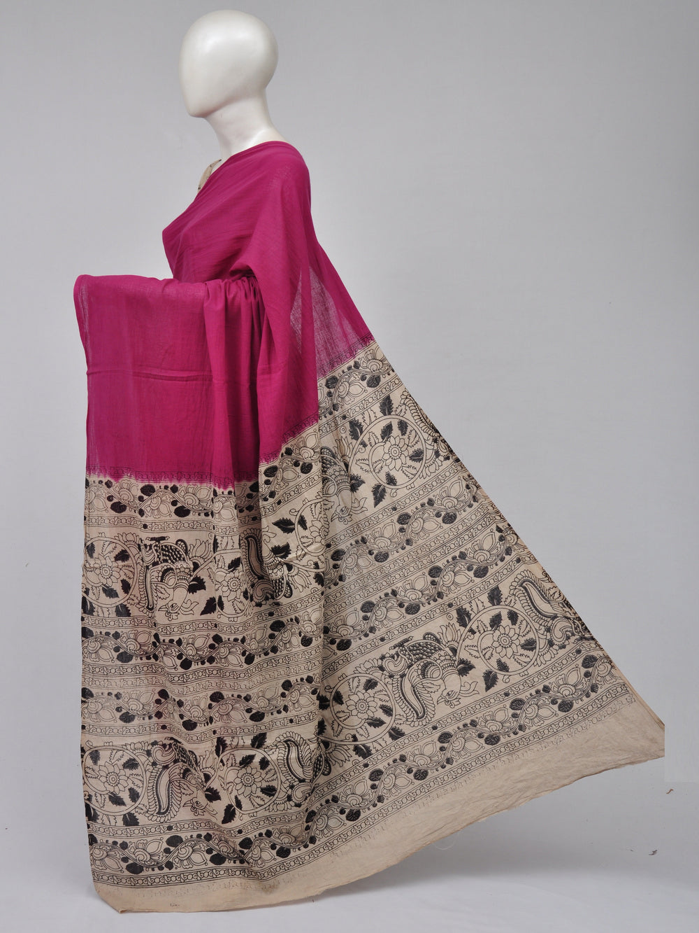 Kalamkari  Cotton Saree  [D70403002]